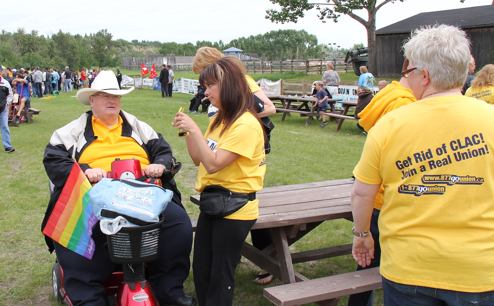 A typical workday for UFCW 401 President Doug O'Halloran. Photo: David J. Climenhaga