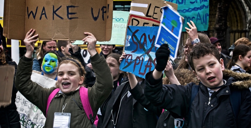 Global climate Strike in London in March 2019. Image: Garry Knight/Flickr