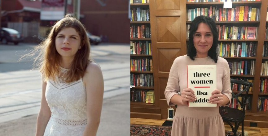 Image Credits: Jess Taylor (left): Angela Lewis; Lisa Taddeo (right): Bank Square Books/Flickr