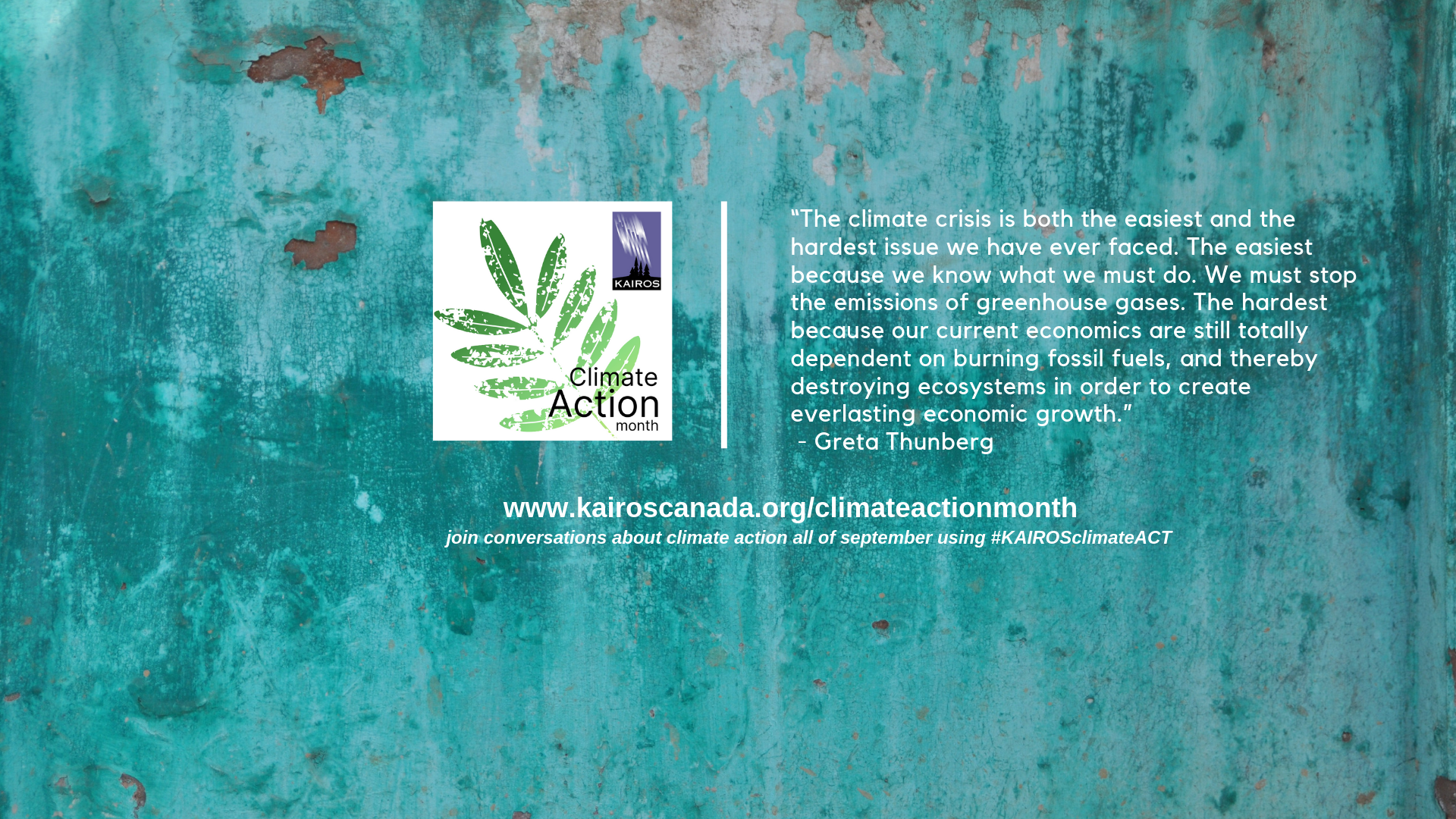 KAIROS Climate Action Month