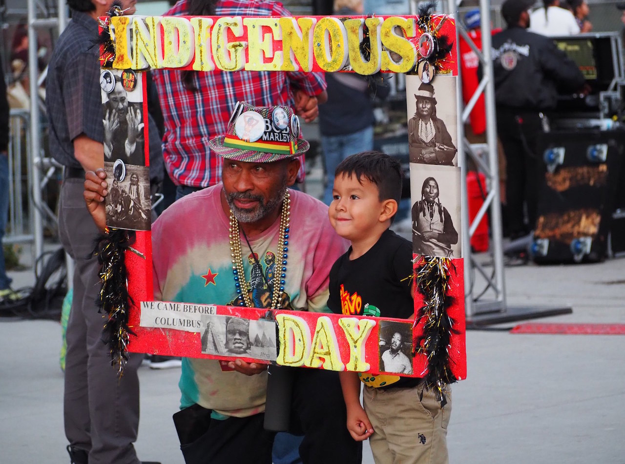 Los Angeles celebrates inaugural Indigenous Peoples Day. Image: Luke Harold/Flickr