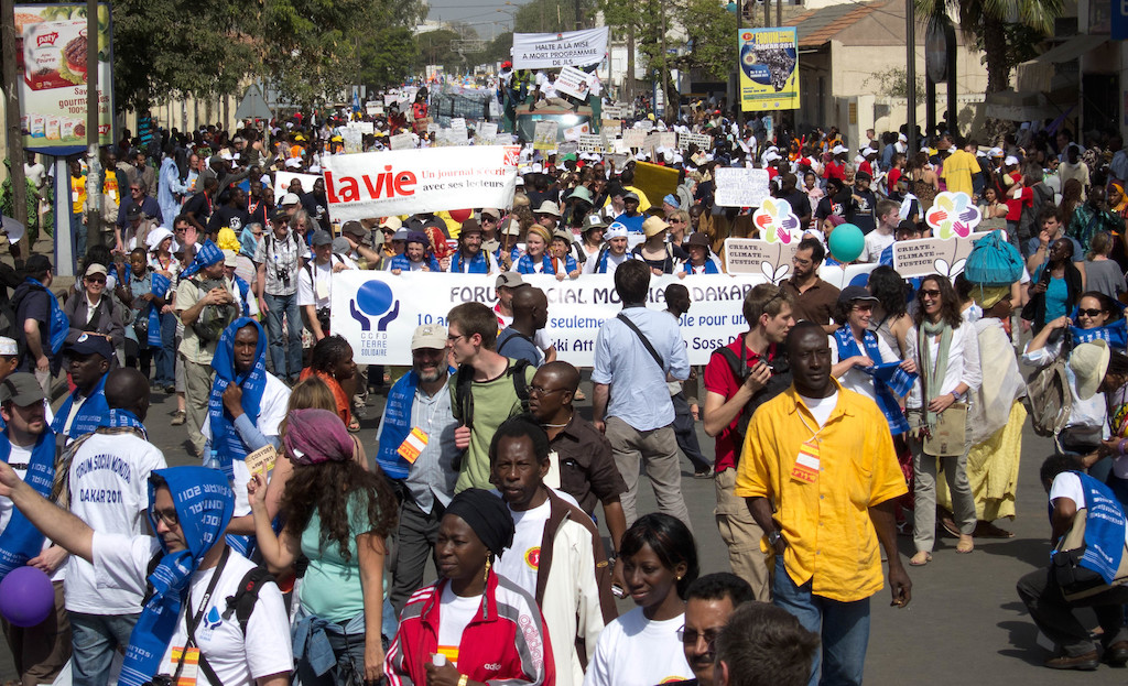 March at World Social Forum 2011 in Dakar, Senegal. Image: David Evan Harris/Flickr