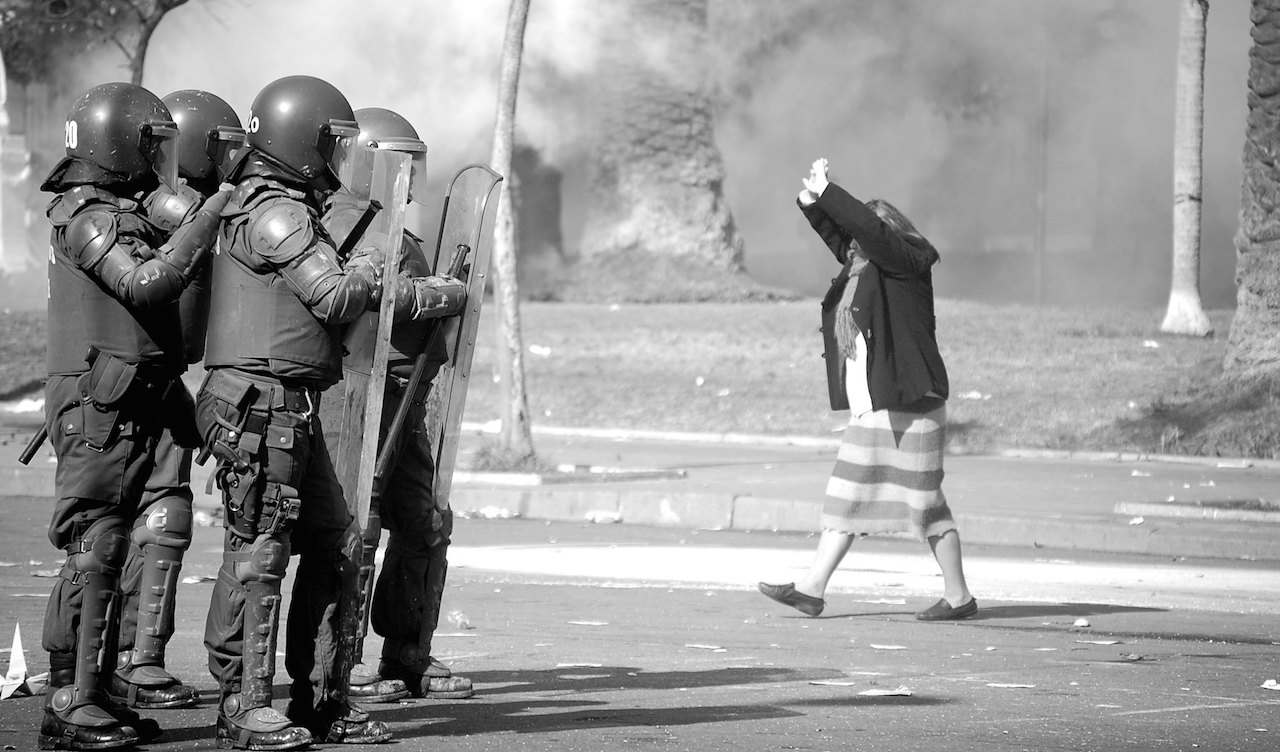 Scene from protest in Chile in 2011. Image: jorge paredes/Flickr