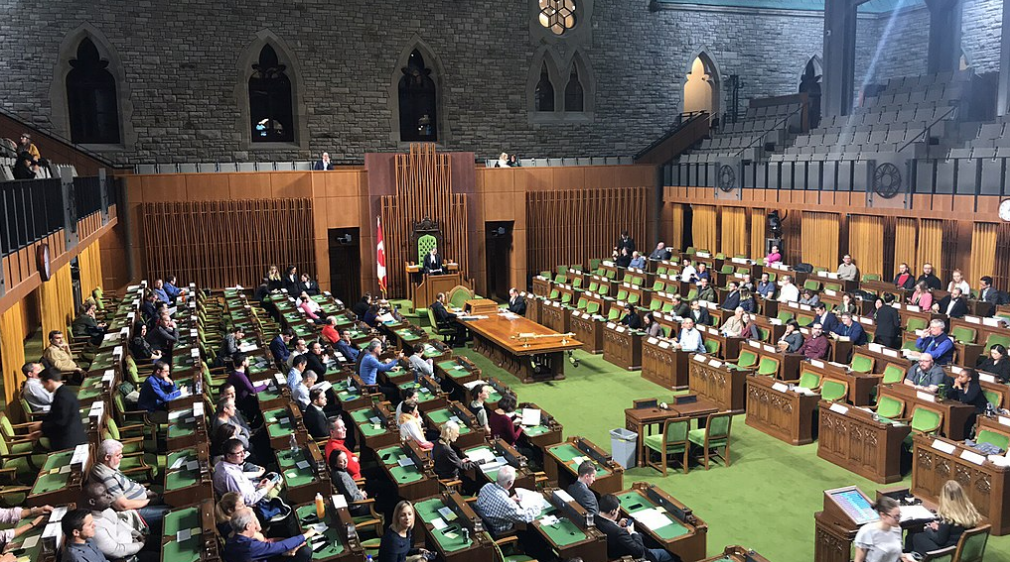 The interim House of Commons on January 16, 2019. Image: Leafsfan67/Wikimedia Commons