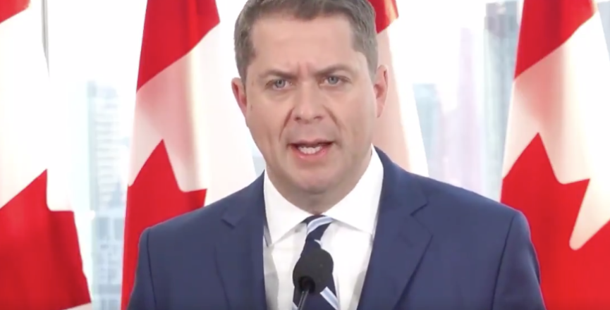 Conservative Leader Andrew Scheer. Image: Screenshot/Andrew Scheer/Twitter