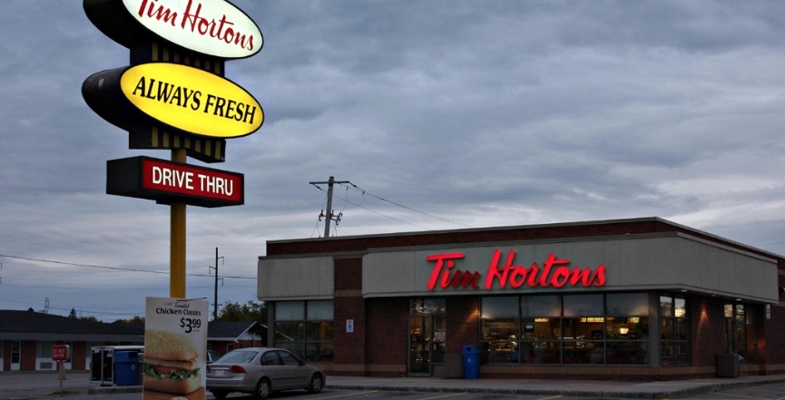 A Tim Hortons in Cochrane, Ontario. Image: Jerry Huddleston/Flickr