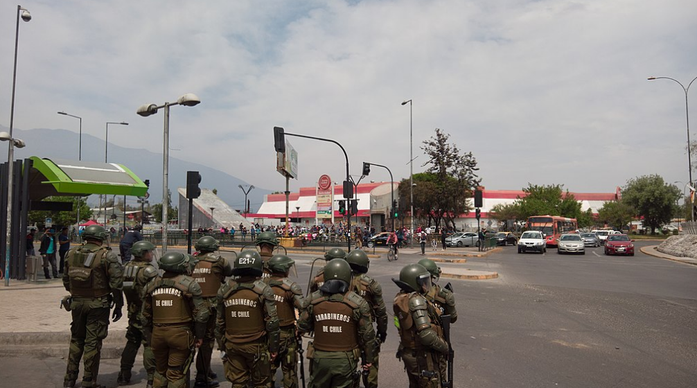 Chilean protests in 2019. Image: Jorge Morales Piderit/Wikimedia Commons