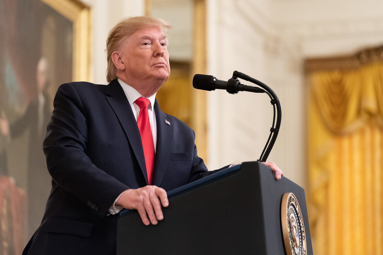 U.S. President Donald Trump on Nov. 6, 2019. Image: Shealah Craighead/The White House/Flickr