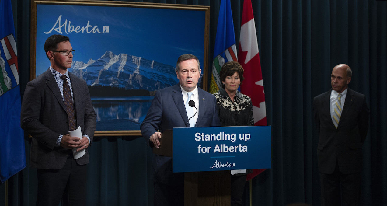 Alberta Premier Jason Kenney announces the launch of a public inquiry into foreign-funded anti-Alberta energy campaigns. Image: Government of Alberta/Flickr