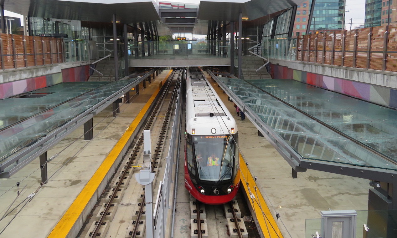 Tunney's Pasture LRT station in Ottawa. Image: Sean_Marshall/Flickr