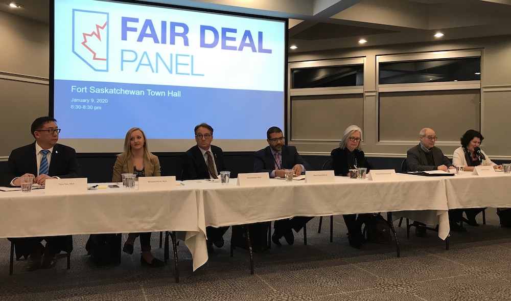 The "fair deal" panel in Fort Saskatchewan, Alberta. Image: David Climenhaga