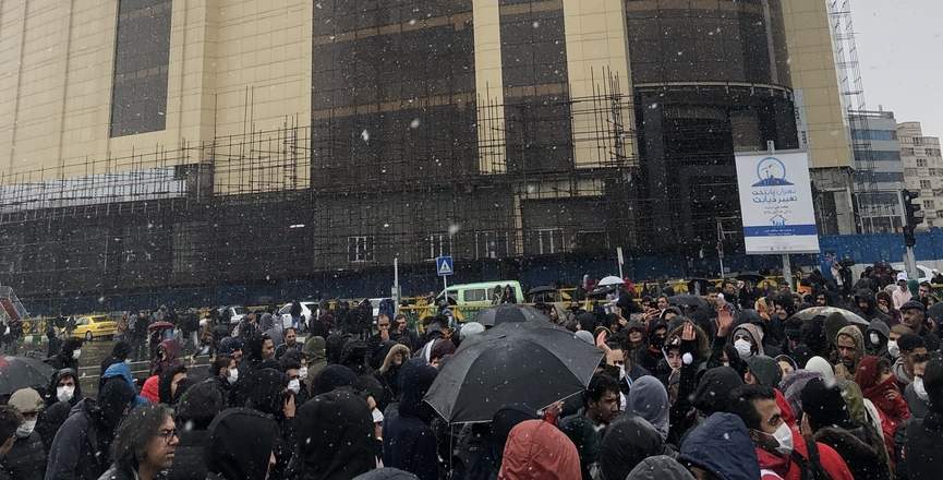 2019 Iranian protests. Image: GTVM92/Wikimedia Commons