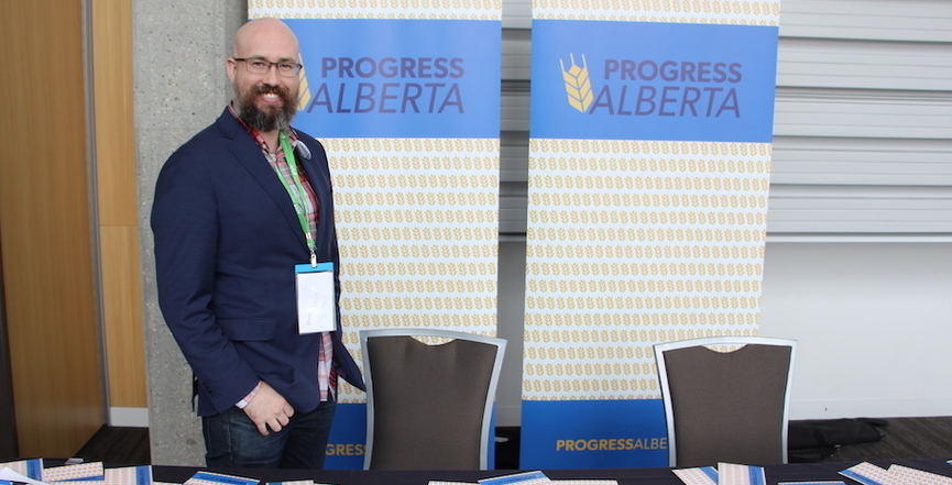 Progress Alberta director Duncan Kinney. Image: Dave Cournoyer, used with permission