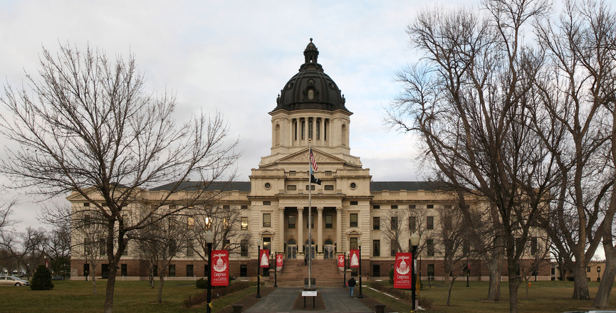 South Dakota's state legislature building. Image: Jake DeGroot/Wikimedia Commons