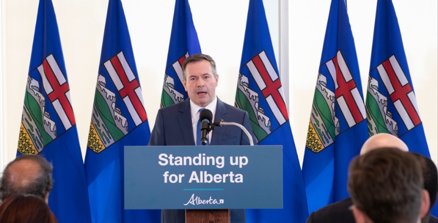 Alberta Premier Jason Kenney reacts to the Alberta Court of Appeal ruling on the carbon tax. Image: Government of Alberta/Flickr