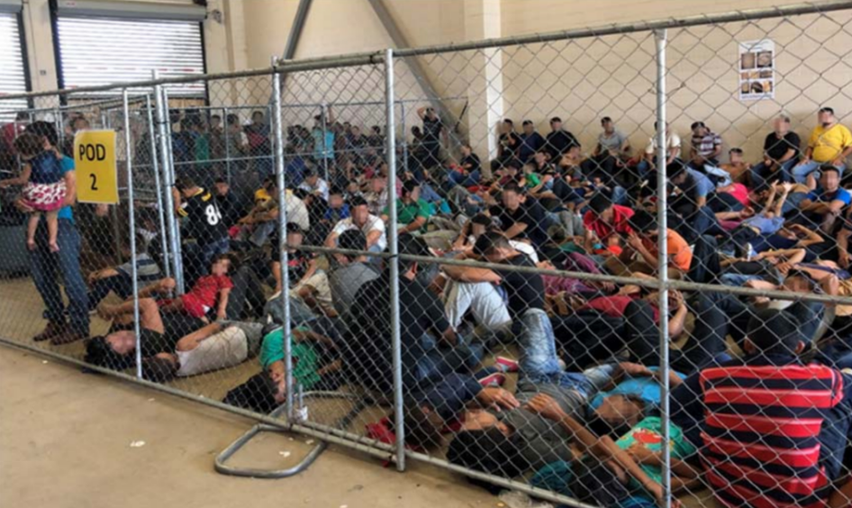 A migrant detention centre in Texas, June 2019. Image: Wikimedia Commons