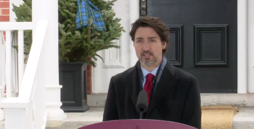 Prime Minister Justin Trudeau. Image: CanadianPM/Twitter/Video screenshot