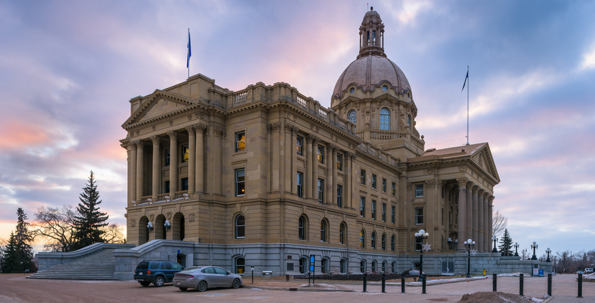 The Alberta legislature in Edmonton. Image: Jeff Wallace/Flickr