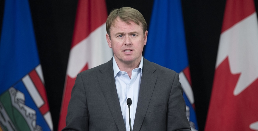 Alberta Health Minister Tyler Shandro during a COVID-19 press briefing on May 4, 2020. Image: Alberta Newsroom/Flickr