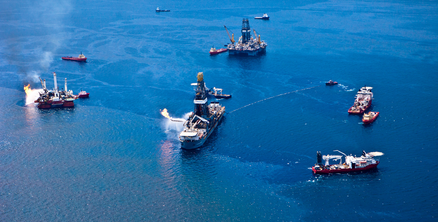 The 2010 BP Deep Water Horizon oil spill. Image: kris krüg/Flickr