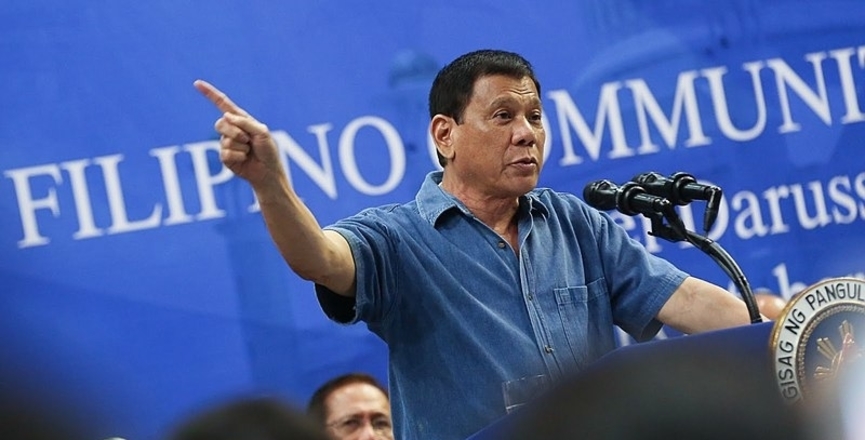 Philippine President Rodrigo Duterte giving a speech in 2016 (Image: Wikimedia Commons)