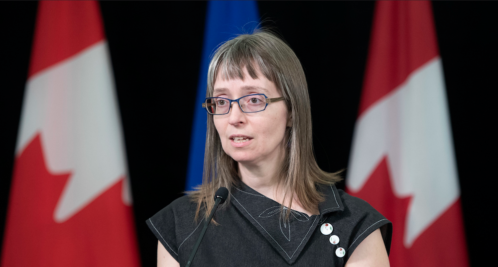 Alberta Chief Medical Officer of Health Deena Hinshaw. Image: Chris Schwarz/Government of Alberta