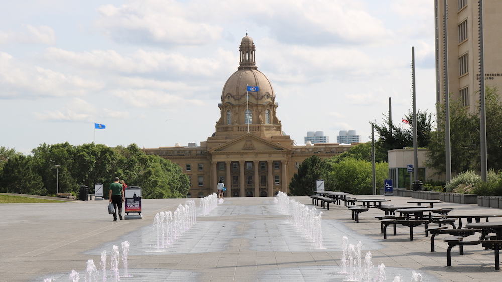 It should be a crazy week under the socially distanced dome of the Alberta legislature. Image: David J. Climenhaga