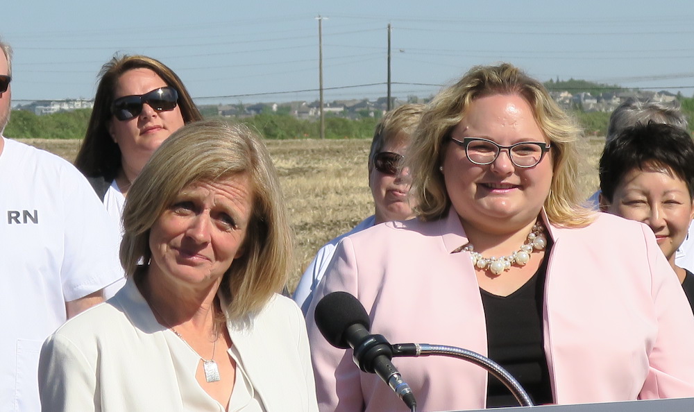 Rachel Notley and Sarah Hoffman when they were Alberta's premier and health minister -- admit it, don't you wish they still were? Image: David J. Climenhaga