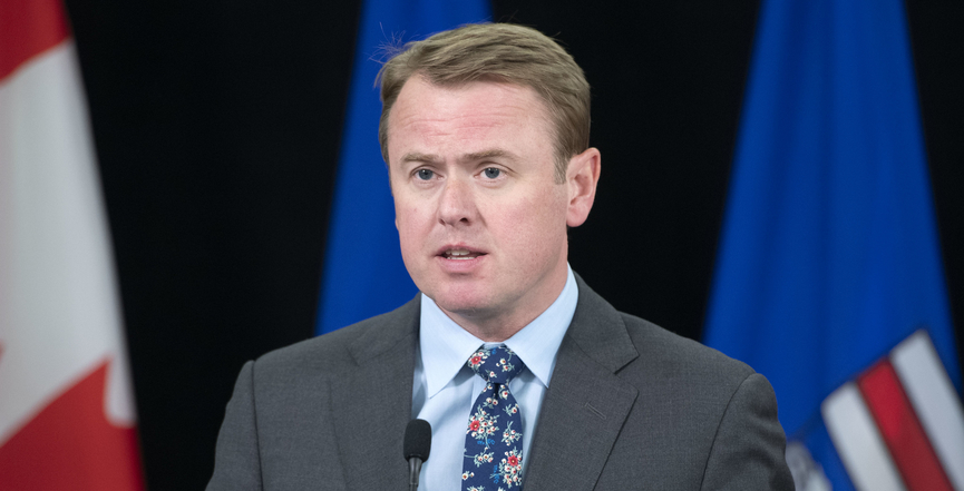 Alberta Health Minister Tyler Shandro during a press briefing on July 13, 2020. Image: Alberta Newsroom/Flickr