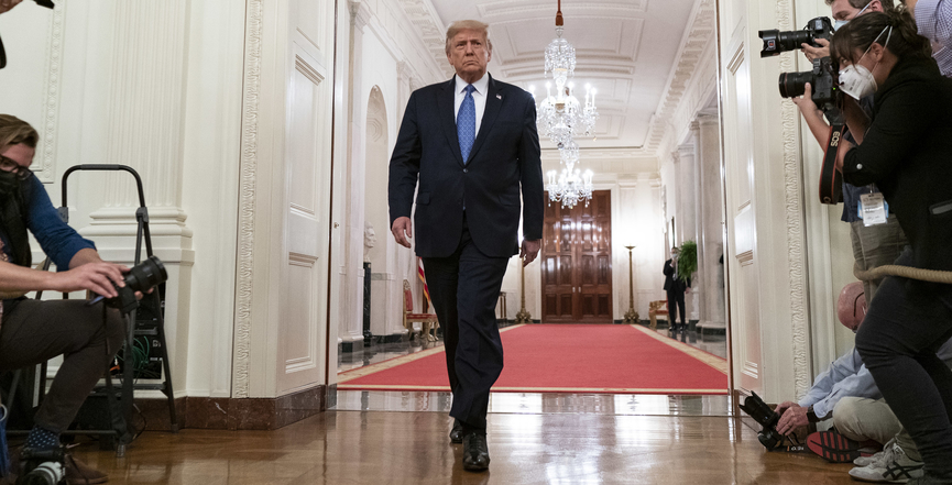 President Donald J. Trump on July 22, 2020. Image: The White House/Flickr