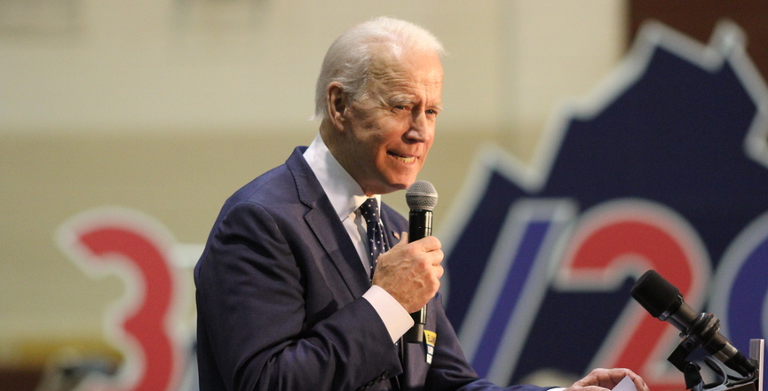 Biden on the campaign trail in March, 2020. Image: NSPA & ACP/Flickr