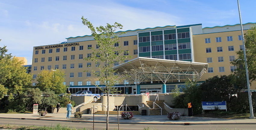 Edmonton's Royal Alexandra Hospital. Image: Ian Stumpf/Wikimedia Commons