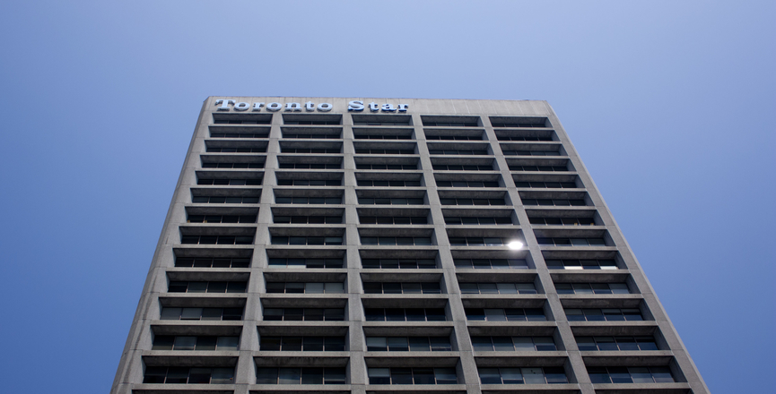 The Toronto Star building, photographed in 2010. (Image: petmutt/Flickr)