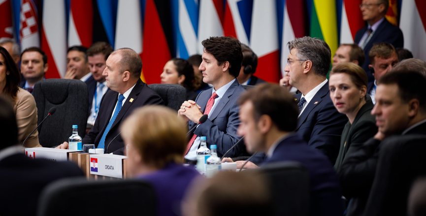 Prime Minister Justin Trudeau at last year's NATO summit. Image: Justin Trudeau/Facebook