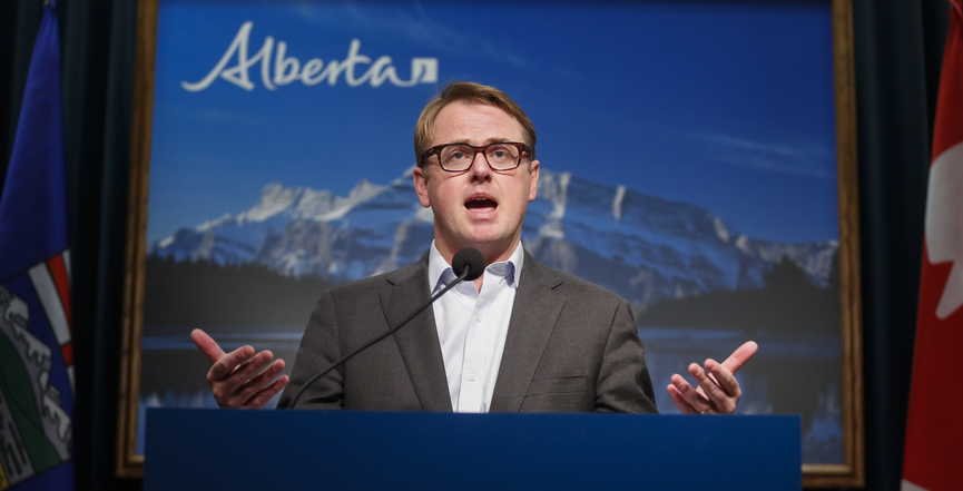 Alberta Minister of Health Tyler Shandro pictured in May 2020. Image: Alberta Newsroom/Flickr