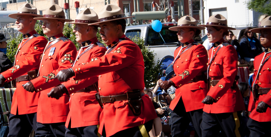 RCMP parade in 2011. Image: Kat2Kat2/Flickr