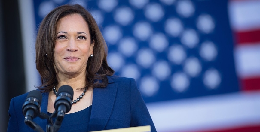 Kamala Harris pictured in June 2020. Image: Kamala Harris/Facebook