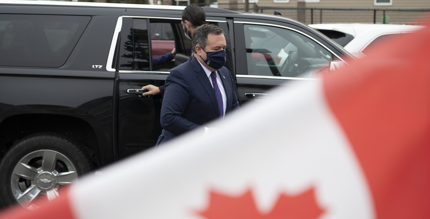 Premier Jason Kenney pictured on October 16, 2020. Image: Alberta Newsroom/Flickr