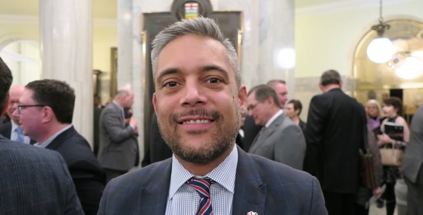 Retiring Alberta Liberal leader David Khan. Image: David J. Climenhaga