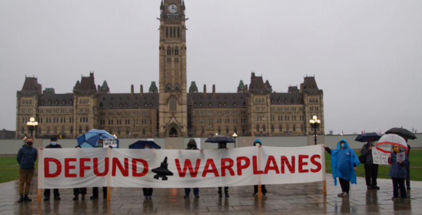 Protesters outside of Parliament. Image: Koozma J. Tarasoff