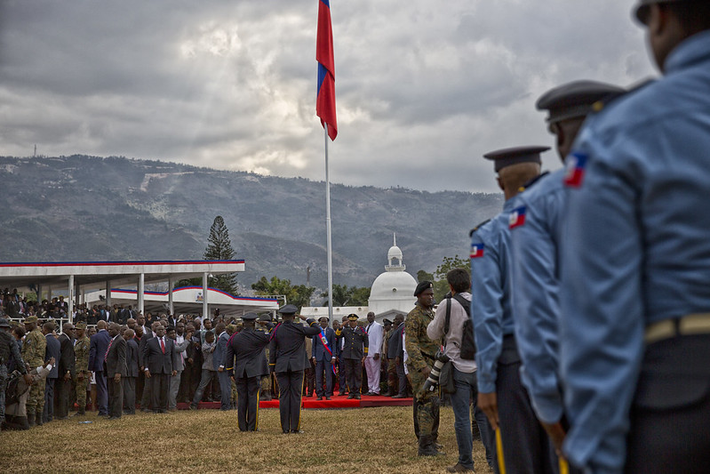 Inauguration of new president of Haiti in 2017. Image credit: United Nations Photo/Flickr