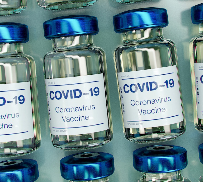 Vaccine vials. Image credit: Daniel Schludi/Unsplash