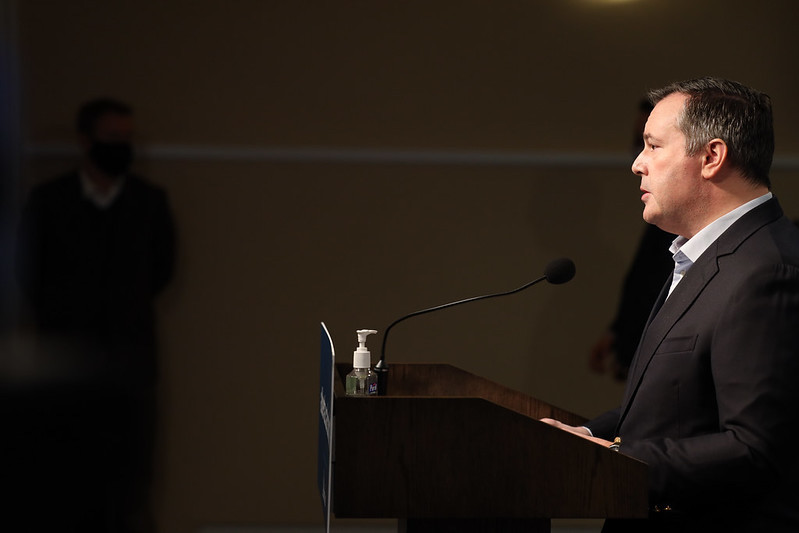 Alberta Premier Jason Kenney. Image credit: Paul Taillon/Office of the Premier via Alberta Newsroom/Flickr