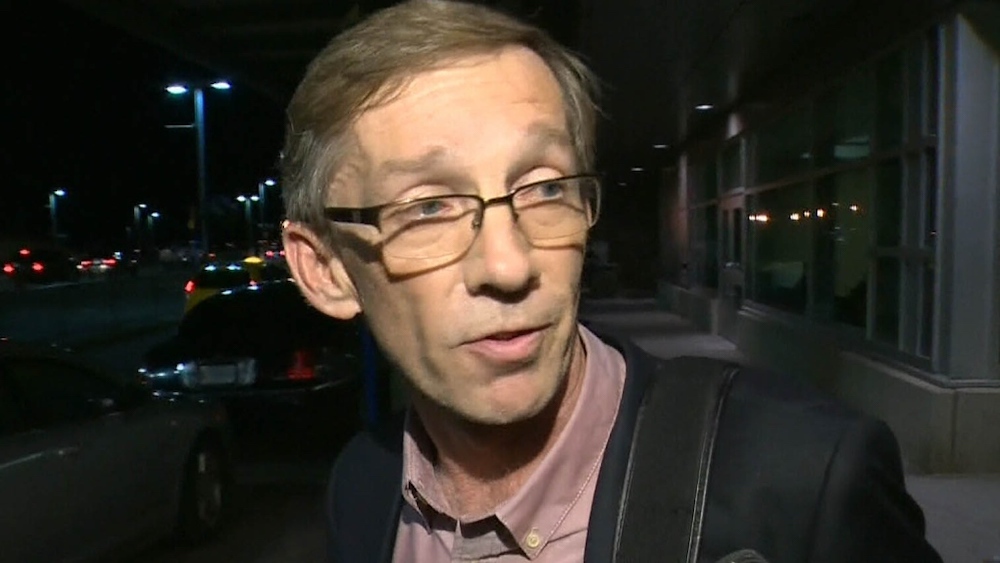 Mike Allen on his return from Minneapolis in 2013.Image: Screenshot of CTV video
