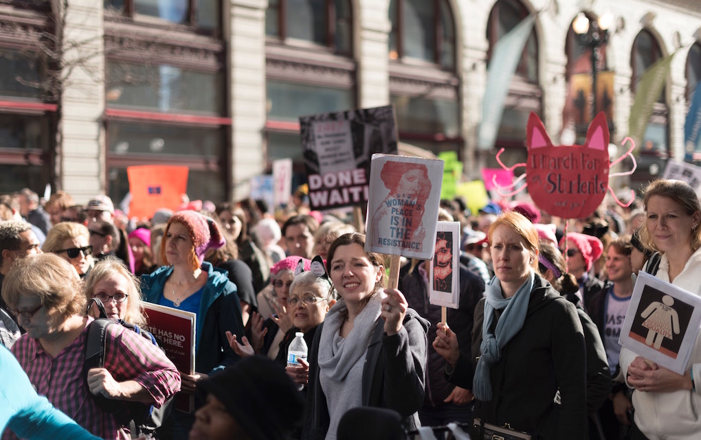 People attend a Women's March. Image: Josh Howard/Unsplash