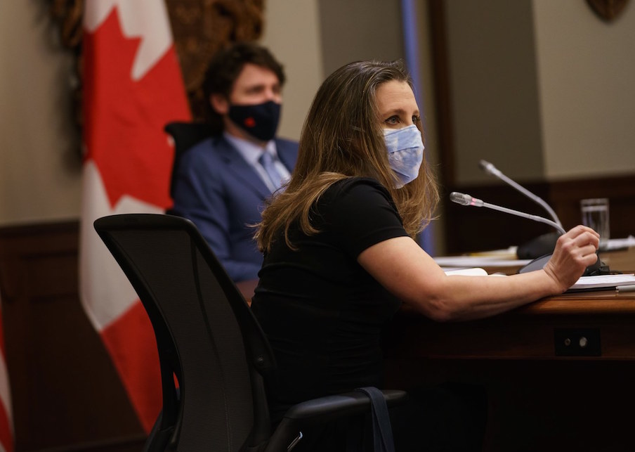 Prime Minister Justin Trudeau and Finance Minister Chrystia Freeland. Image credit: Justin Trudeau/Facebook