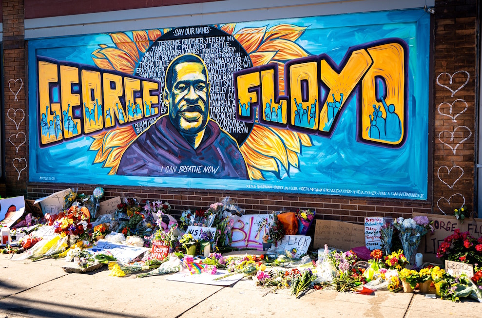 Mural honoring George Floyd in Minneapolis. Image credit: munshots/Unsplash