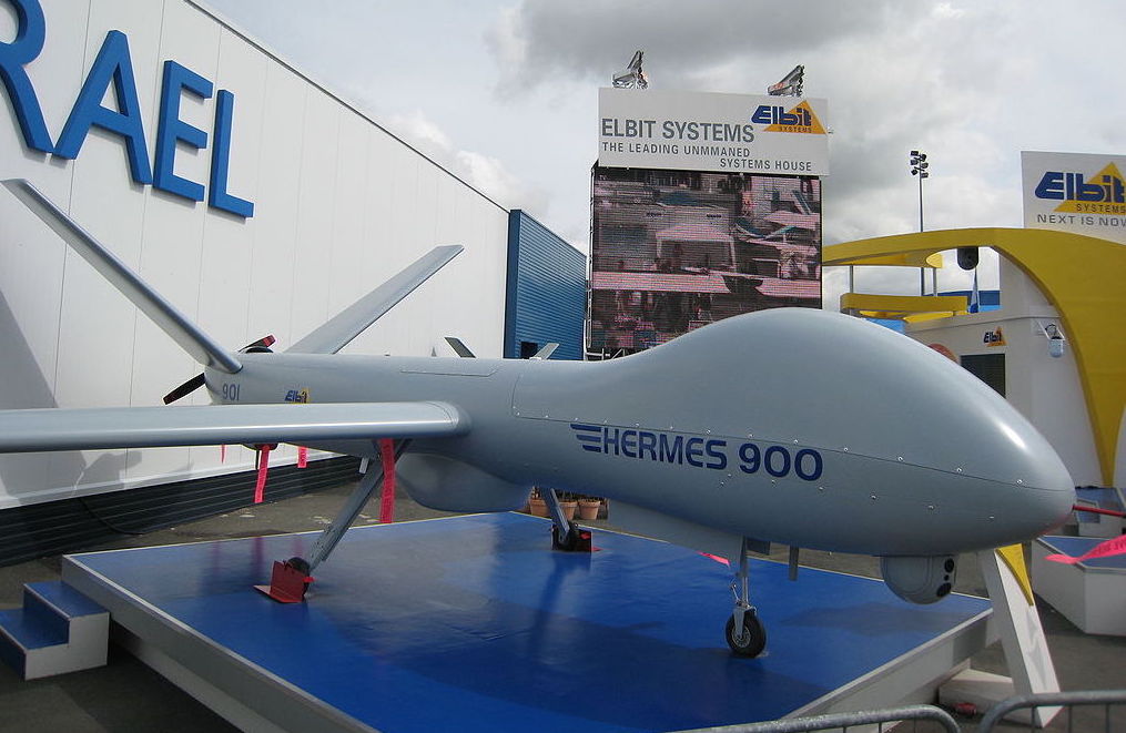 Elbit Hermes 900 drone. Image credit: Matthieu Sontag/Wikimedia Commons. Licence CC-BY-SA