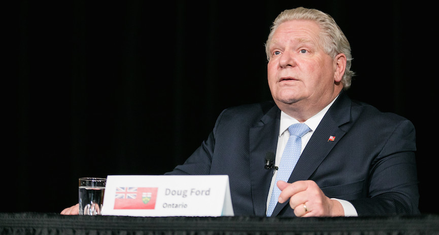 Ontario Premier Doug Ford. Image credit: Premier of Ontario Photography/Flickr