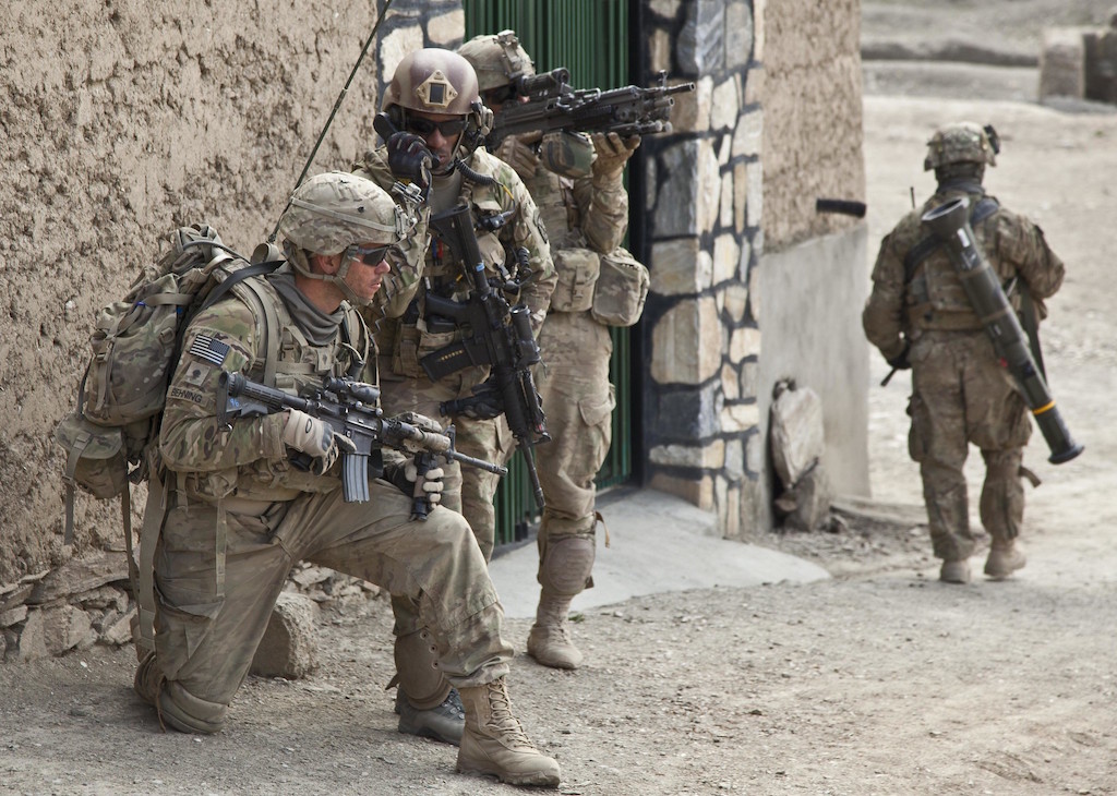 U.S. soldiers in Sayed Abad District, Wardak province, Afghanistan, April 4, 2011. Image credit: The U.S. Army/Flickr